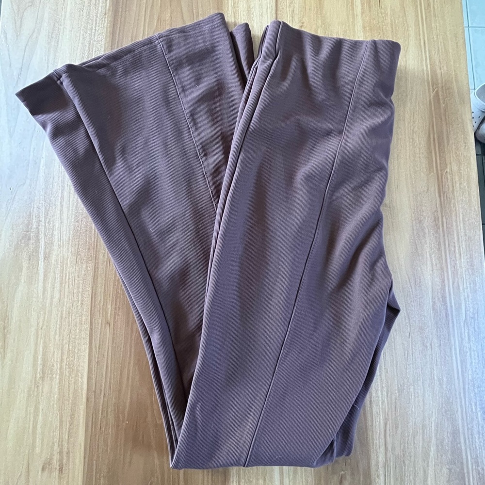 Wet Seal Chocolate Ribbed Pants